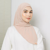 Qiya Instan Square New Series (Segiempat Instan) Soft Nude