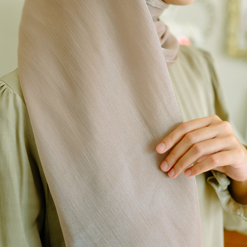 Yora Silk Shawl Soft Nude