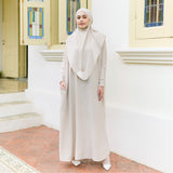 Hafsha Abaya Set Ivory