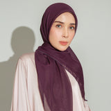 Paris Embroidery Signature Square Violet (Lozy X Hamidah)