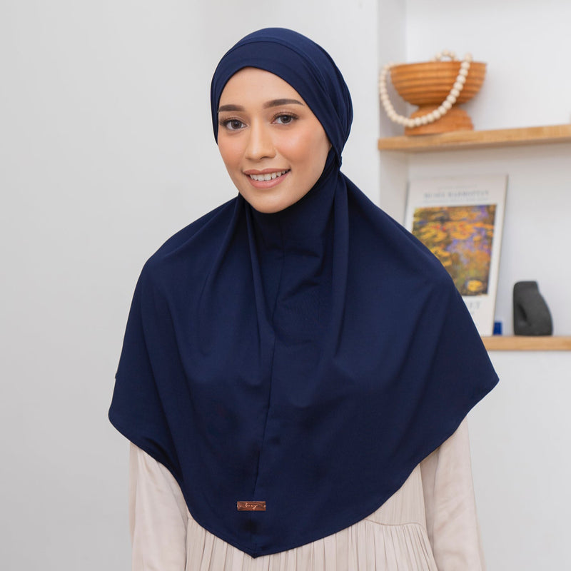 Wafa Instan (French Khimar) Navy