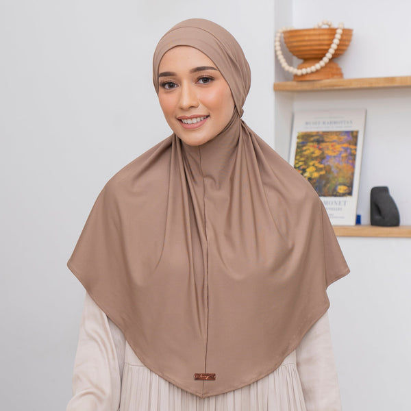 Wafa Instan (French Khimar) Hazelnut