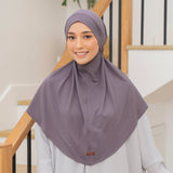 Wafa Instan (French Khimar) Dark Grey