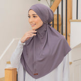 Wafa Instan (French Khimar) Dark Grey