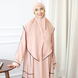 Haniya Abaya Set Wheat