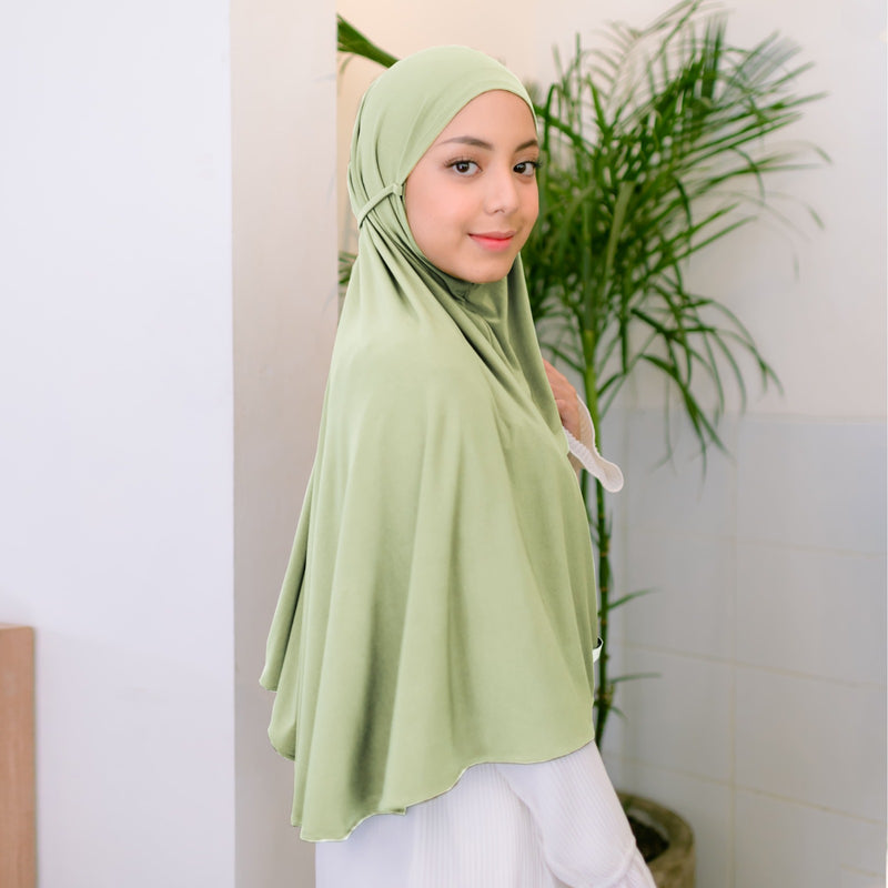 Nuha Instan (Bergo Jersey) Matcha