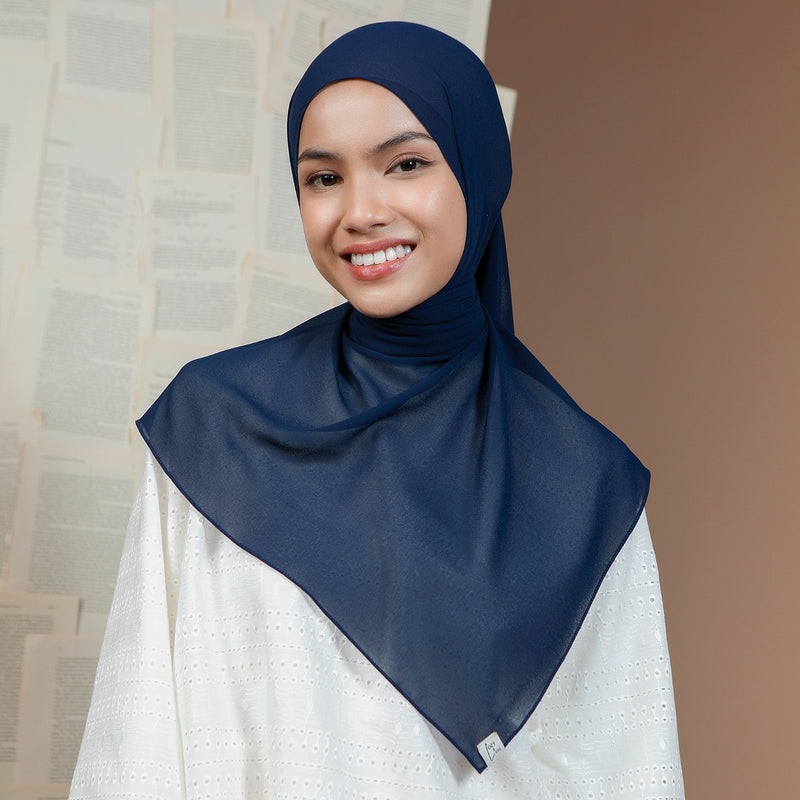 Oval Shawl Lozy x Lesti Navy