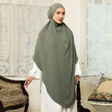 Nahda French Khimar Soft Army L-XL