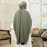 Nahda French Khimar Soft Army L-XL