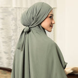 Nahda French Khimar Soft Army L-XL