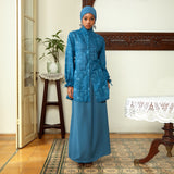 Artea Embroidery Tunik Blue Denim S-M