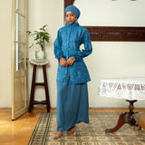 Artea Embroidery Tunik Blue Denim S-M