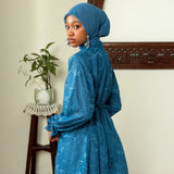 Artea Embroidery Tunik Blue Denim S-M