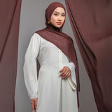 Viscose Linen Highlight Burgundy