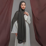 Viscose Linen Highlight Charcoal