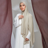 Viscose Linen Highlight Almond Milk