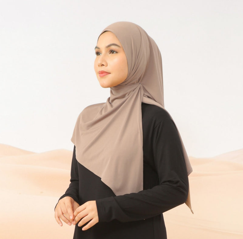 Naima Instan Jersey (Hijab Instan Segitiga Bahan Jersey)