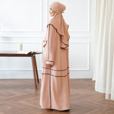 Haniya Abaya Set Wheat