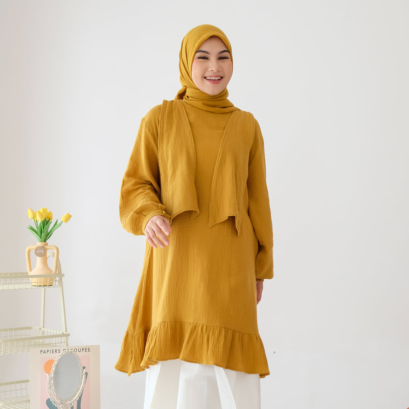 Aleeka Tunik Mustard