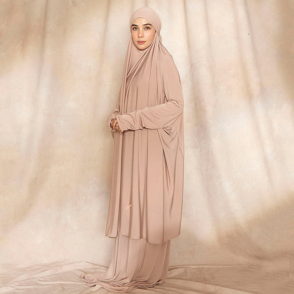 Shameera Prayer Set Series 2 in Biscuit (Lozy x Hamidah)