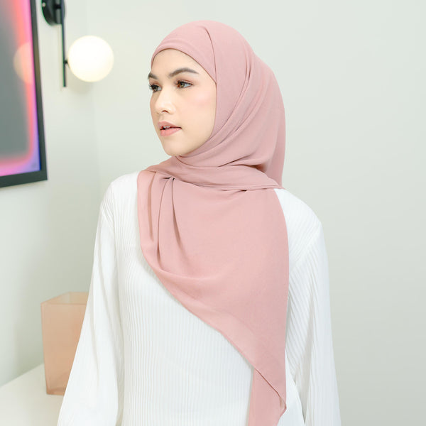 Bawal Inner Square Dark Nude Pink New