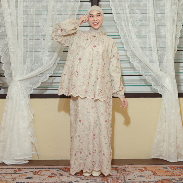 Floure Embroidery Set Almond Matcha L-XL Series 4