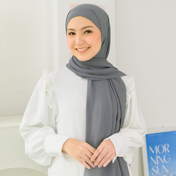 Araa Shawl Dark Grey