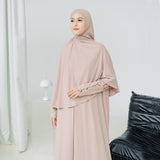 Hafisa Abaya Set Soft Beige