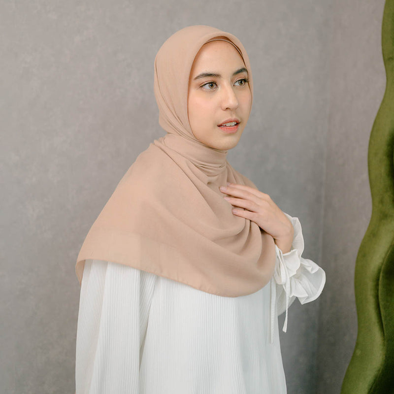 Mima Square Syari (Hijab Segiempat Syari) Beige