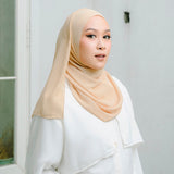 Bawal Shawl (Pashmina Ceruti Babydoll) Light Cream