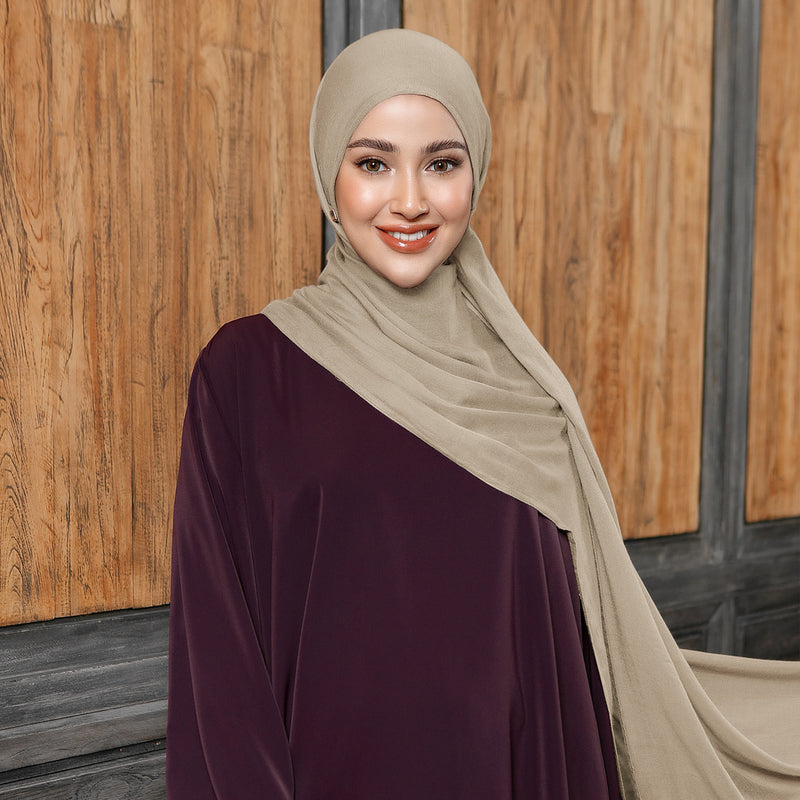 Pashmina Viscose Nour Shawl  Lozy x Lesti Beige New