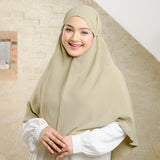 Biyya Instan (Bergo Crinkle) Soft Army