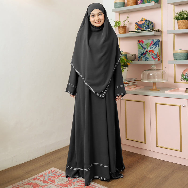 Sadia Abaya Set Black