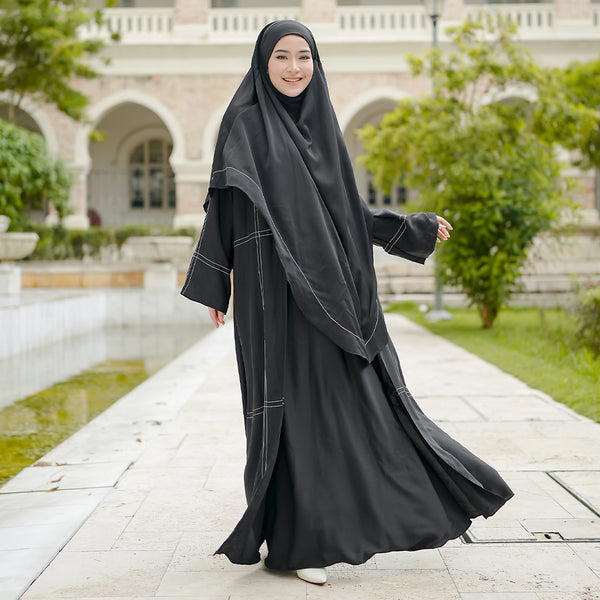 Havina Abaya Set Black