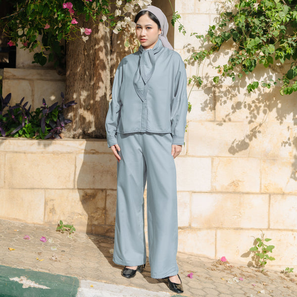 Ziudith Set Blue Grey