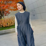 Jeane Denim Jumpsuit Blue Indigo