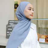 Bawal Eyelash Shawl Blue Pastel