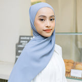 Bawal Eyelash Shawl Blue Pastel