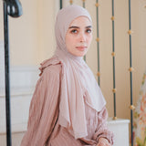 Ovel Shawl in Nude Cream (Lozy x Hamidah)