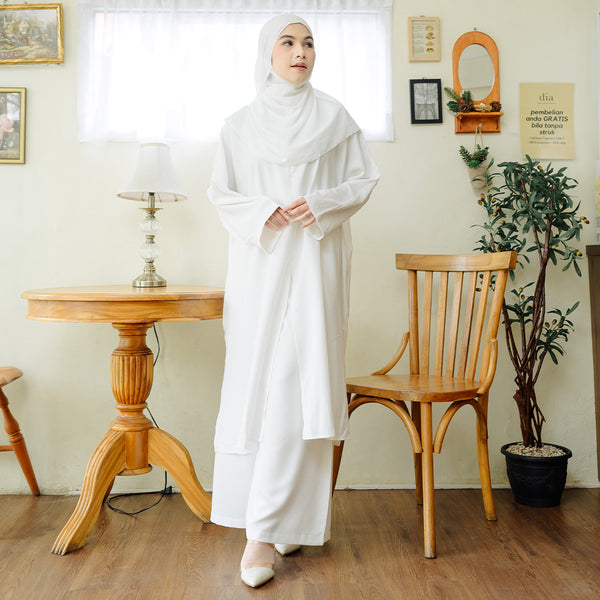 Hanifa Tunik Set Broken White