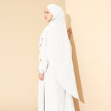 Humaya Abaya Set Broken White