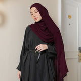 Pashmina Viscose Nour Shawl Lozy x Lesti Burgundy New