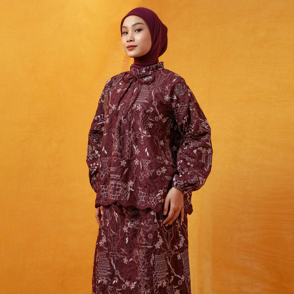 Floure Embroidery Set Burgundy Blush L-XL Series 4
