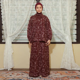 Floure Embroidery Set Burgundy Blush L-XL Series 3