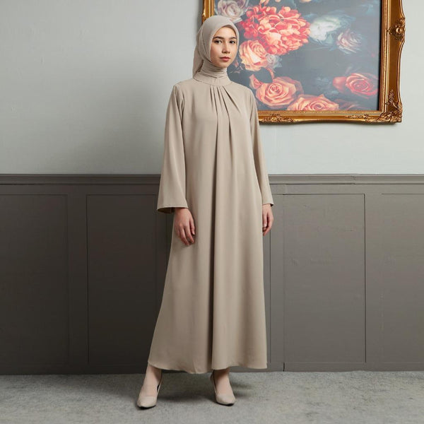 Azura Abaya Dress Khaki