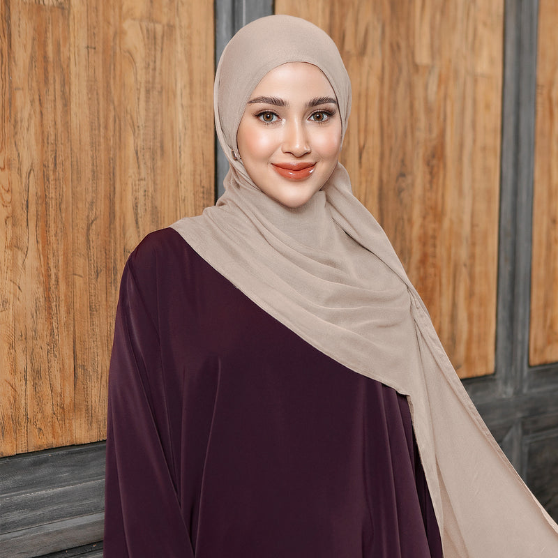 Pashmina Viscose Nour Shawl  Lozy x Lesti Cafe Latte New