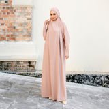 Shameera Abaya in Soft Beige