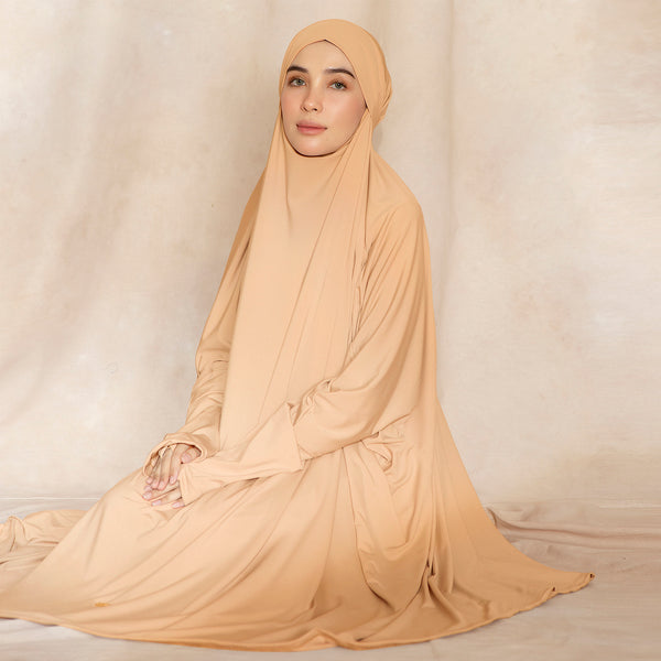 Shameera Prayer Set Series 2 in Caramel (Lozy x Hamidah)