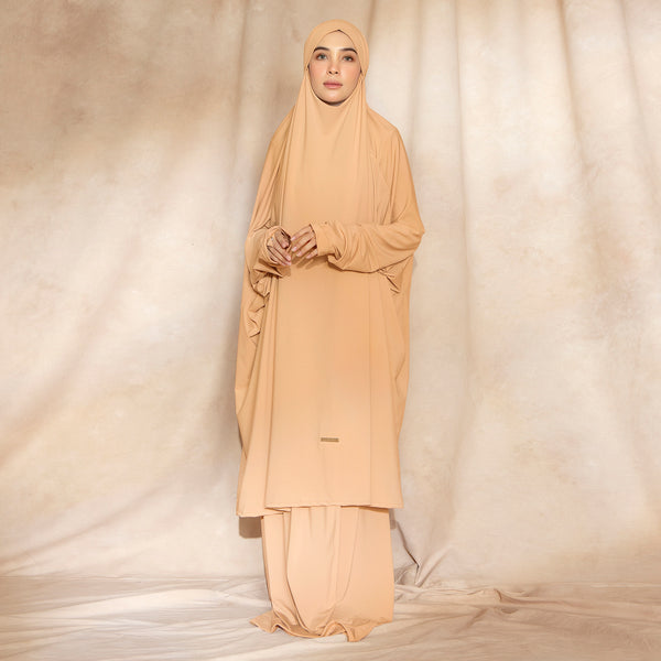 Shameera Prayer Set Series 2 in Caramel (Lozy x Hamidah)