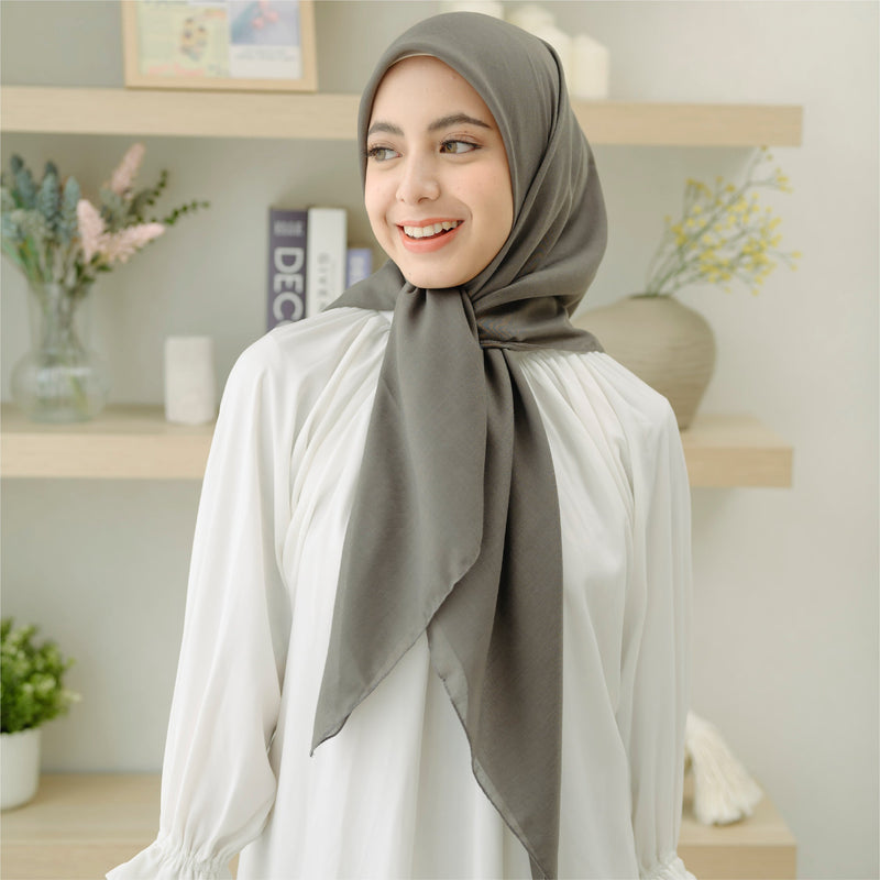 Theya Voal Square Cool Grey (New Material)